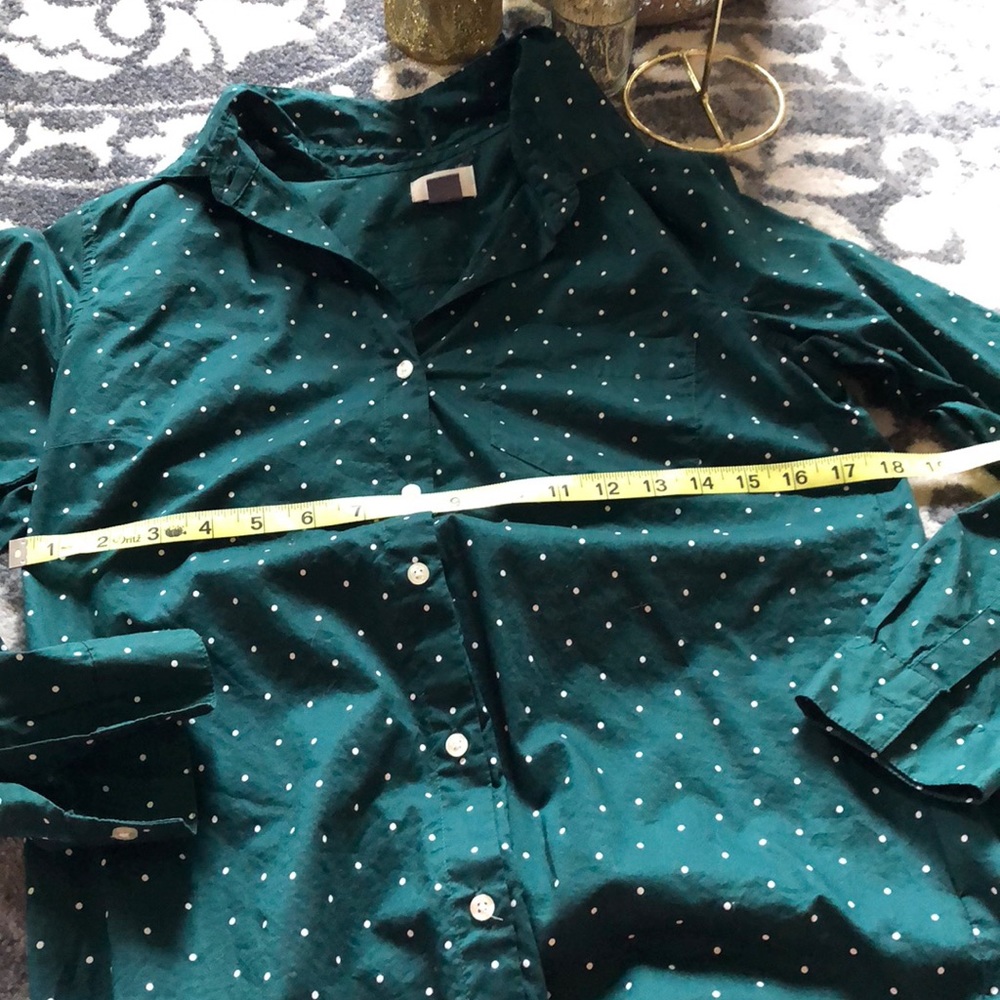 Deep Green Layering Button Down - image 3